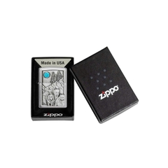 Bật Lửa ZIPPO - Classic - Wolf Pack and Moon Emblem Design (Bầy Sói Và Mặt Trăng)