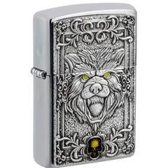 Bật Lửa ZIPPO - Classic - Wolf Emblem Design (Mặt Sói)