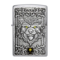 Bật Lửa ZIPPO - Classic - Wolf Emblem Design (Mặt Sói)