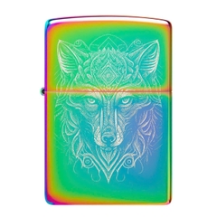 Bật Lửa ZIPPO - Classic - Mystic Wolf Design (Sói Huyền Bí)