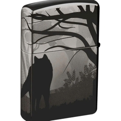 Bật Lửa ZIPPO - Classic - Wolves Design (Sói Cô Độc)