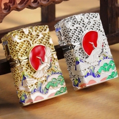 Zippo - Bản Độ - Hạc Trắng