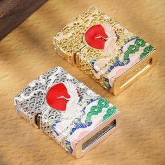 Zippo - Bản Độ - Hạc Trắng