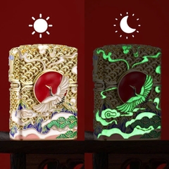 Zippo - Bản Độ - Hạc Trắng
