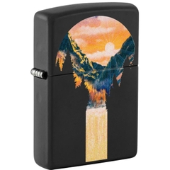 Bật Lửa ZIPPO - Classic - Mountain Waterfall Design (Thác Nước)