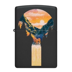 Bật Lửa ZIPPO - Classic - Mountain Waterfall Design (Thác Nước)