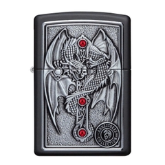 Bật Lửa ZIPPO - Classic - Anne Stokes Gothic Guardian Emblem (Rồng Bảo Vệ)