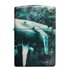 Bật Lửa ZIPPO - Classic - Spazuk (Cá Voi Xanh)