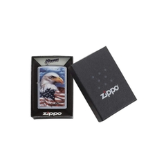 Bật Lửa ZIPPO - Classic - Mazzi® (Đại Bàng Và Lá Cờ Mỹ)