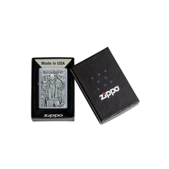 Bật Lửa ZIPPO - Classic - Saloon Skull Emblem Design (Đầu Lâu Cao Bồi)