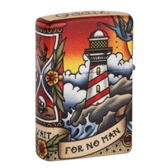 Bật Lửa ZIPPO - Classic - Nautical Tattoo Design (Hình Xăm Hải Lý)