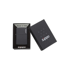 Bật Lửa ZIPPO - Classic -  Classic Black Matte with Zippo Logo