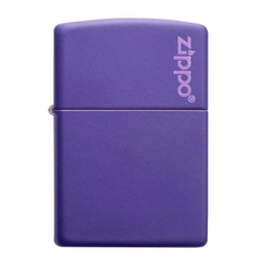 Bật Lửa ZIPPO - Classic - Classic Matte Purple with Zippo Logo
