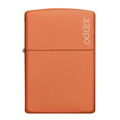 Bật Lửa ZIPPO - Classic - Classic Orange Matte Zippo Logo