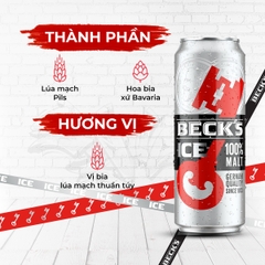 Thùng 24 Lon Bia Beck's Ice 330ml