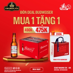 Thùng 24 Chai Bia Budweiser 330ml