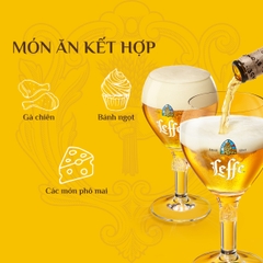 Thùng 24 chai Bia Leffe Blonde 330ml