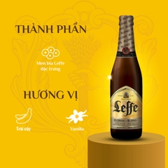 Thùng 24 chai Bia Leffe Blonde 330ml