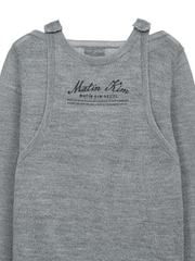 Áo len Matin Kim Mohair Layered Knit Pullover