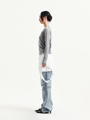 Áo len Matin Kim Mohair Layered Knit Pullover