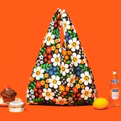 Túi Gập Tiện Lợi Wiggle Wiggle - Spring Garden Black