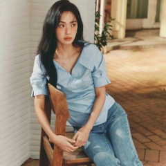 Áo Blouse Cổ Mở