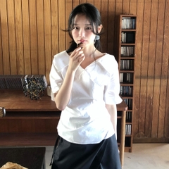 Áo Blouse Cổ Mở