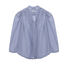 Áo Blouse Puff Sleeve Tie