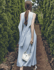 Váy Back-Tie Sleeveless