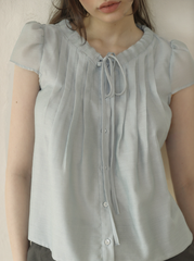 Áo Chiffon Tie
