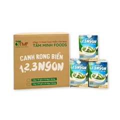 THÙNG 24 HỘP CANH RONG BIỂN HỘP 4 GÓI
