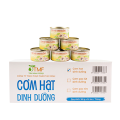 THÙNG 24 LON CƠM HẠT DINH DƯỠNG ĂN LIỀN