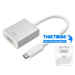 Cáp Chuyển USB Type-C to VGA Adapter