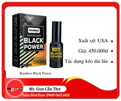 Chai xịt Bamboo delay black 15ml