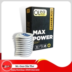 Bao cao su OLeo Max Power - Kéo dài quan hệ - Hộp 10 cái