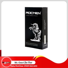 Bao cao su Rocmen Đen - Kéo dài quan hệ - Hộp 12 cái