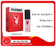 Chai xịt playboy Đỏ 5ml