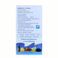 THUỐC KAMAGRA ORAL JELLY 100MG VOL 1, HỘP 7 GÓI