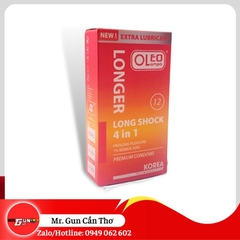 Bao cao su OLEO LAMPO 4in1 - Kéo dài quan hệ - Hộp 12 cái