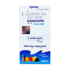 THUỐC KAMAGRA ORAL JELLY 100MG VOL 1, HỘP 7 GÓI