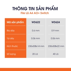 Bìa Lá A4 Switch OFF