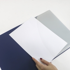 File bìa nhựa đựng hồ sơ AO+ trong suốt có 8 ngăn lưu tài liệu A4 theo ngăn vát dễ dàng sử dụng màu OFF WD601