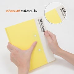 Bìa kẹp trình ký Designism gấp gọn kẹp tài liệu AO+ DB684