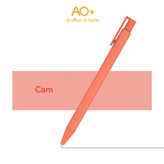 Bút Bi Gel Bấm AO+ Mực Đen BG101