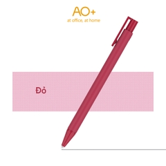 Bút Bi Gel Bấm AO+ Mực Đen BG101