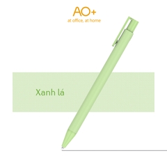 Bút Bi Gel Bấm AO+ Mực Đen BG101