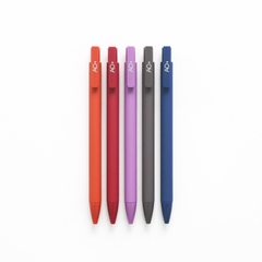 Bút Bi Gel Bấm AO+ Mực Đen BG101