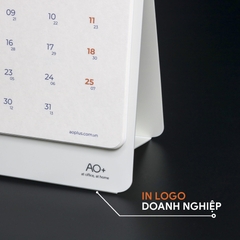 Lịch để bàn 2026 AO+ bản đặc biệt có lịch âm in họa tiết hoa văn vốn cổ AA625