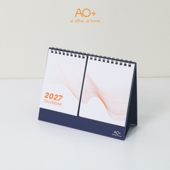 Lịch để bàn todo 2027 thiết kế đơn giản có ghi chú mục tiện lợi AA714