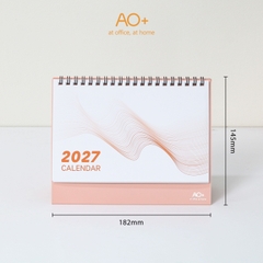 Lịch để bàn 2027 có ngày âm nhỏ gọn AA704